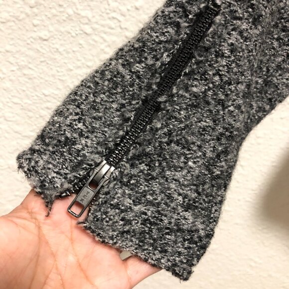 Tahari wool blend jacket small s blazer fitted chic full zip pockets - Picture 6 of 11